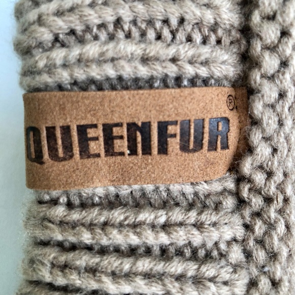 QUEENFUR Beanie Knit Stocking Cap Pom Pompom - Picture 3 of 3